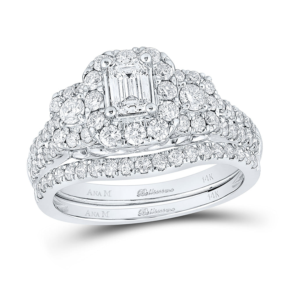 1/2CTW-DIA ANA M 3/8CT-CEMRL BELLISSIMO BRIDAL SET – Black Carat