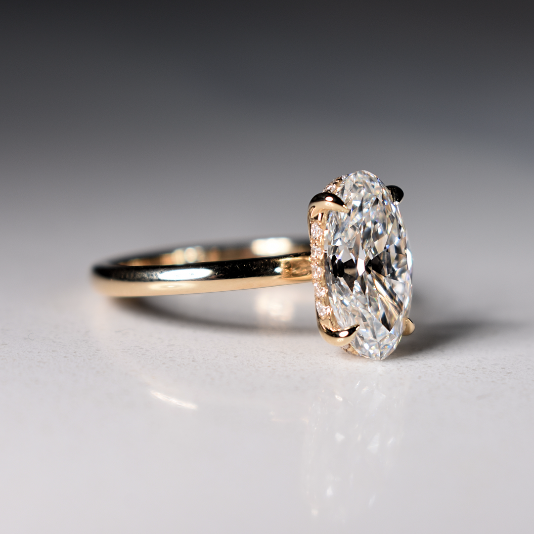 3ct Moval Ring