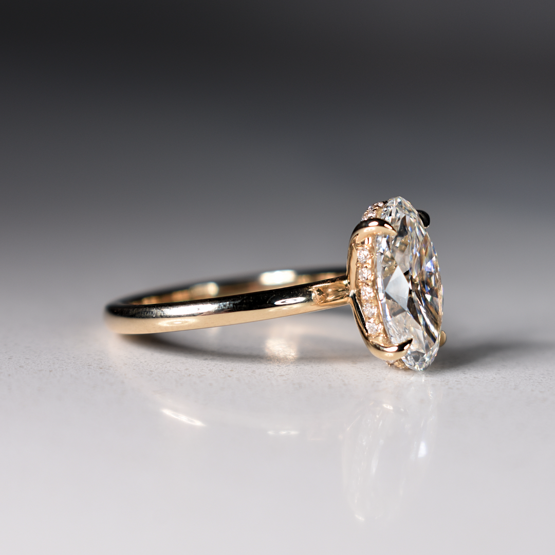 3ct Moval Ring