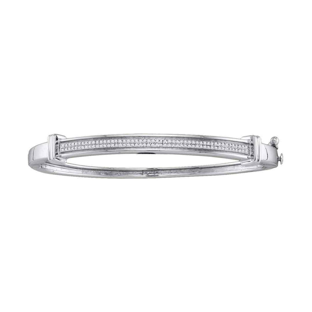 1/3CT-DIA MICRO-PAVE BANGLE