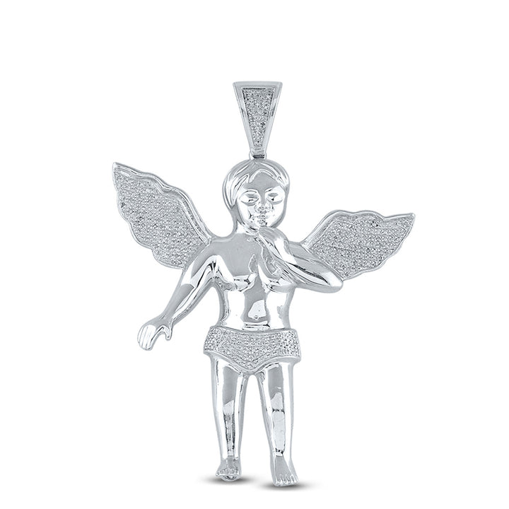 3/4CTW-DIA MICRO PAVE CHARM