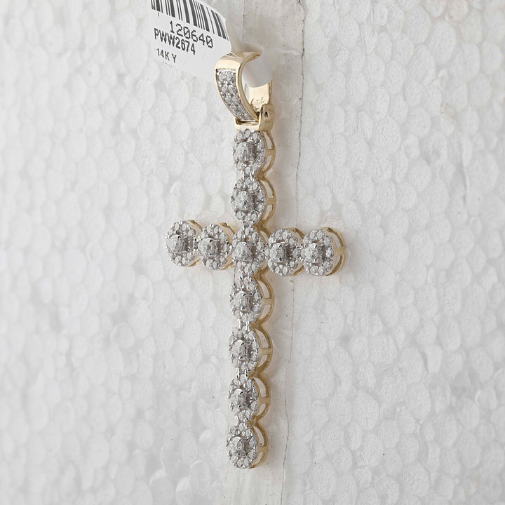 2 CT-DIA CN CROSS MENS CHARM