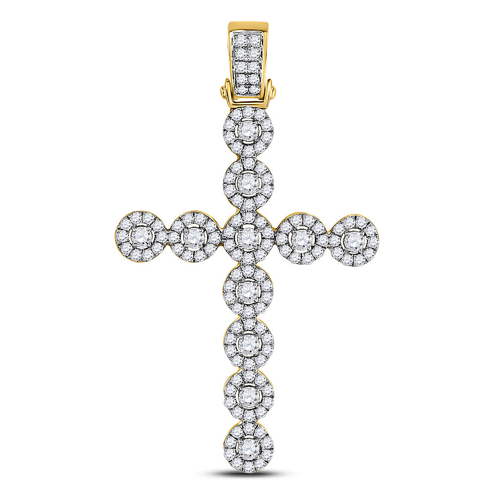 2 CT-DIA CN CROSS MENS CHARM