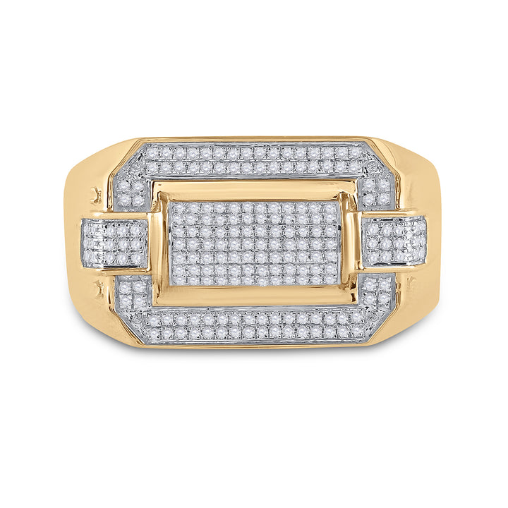 1/3CT-DIA MICRO-PAVE MENS RING