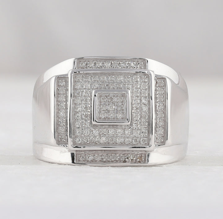 1/4CT-DIA P3 GIFT MICRO-PAVE MENS RING