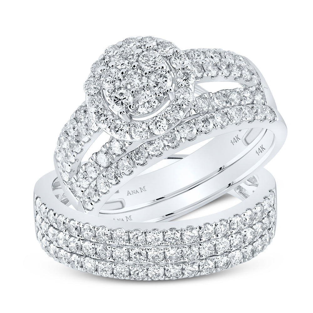 2 1/3CTW-DIA ANA M HIGH TRIO SET