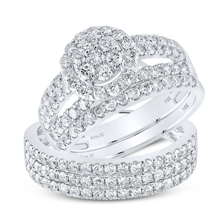 2 1/3CTW-DIA ANA M HIGH TRIO SET