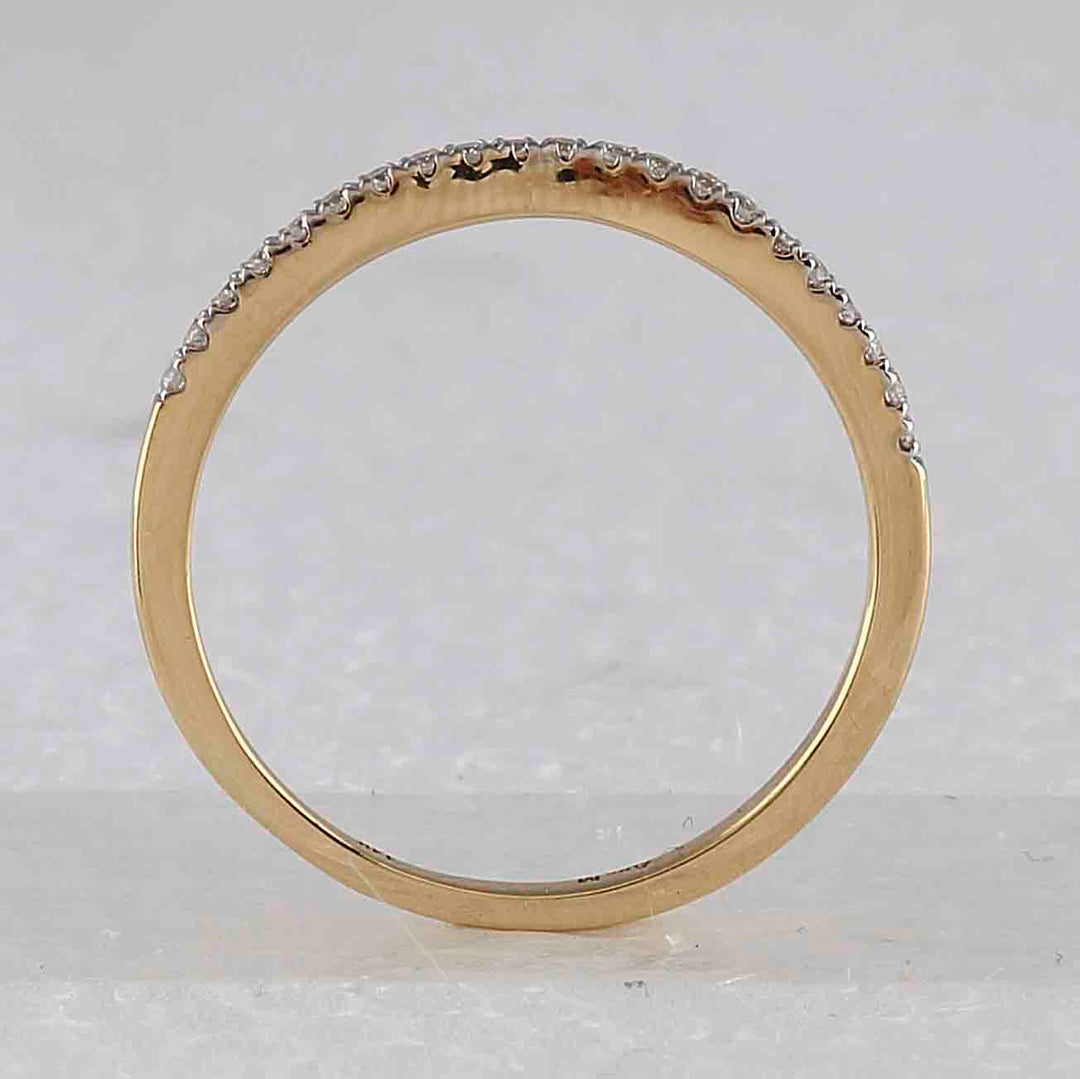 14kt Yellow Gold Womens Round Diamond Bridal Wedding Engagement Ring Band Set 3/4 Cttw