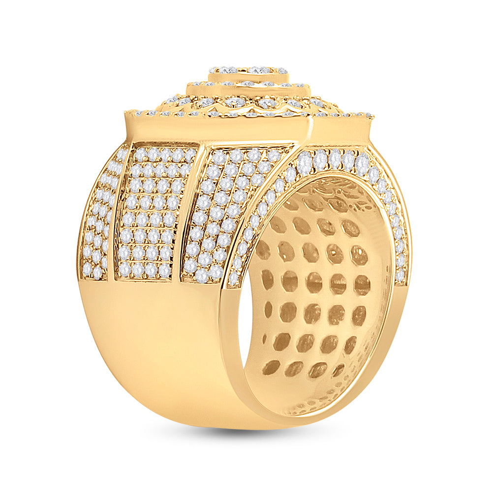 3 1/2CTW-DIA CN MENS RING