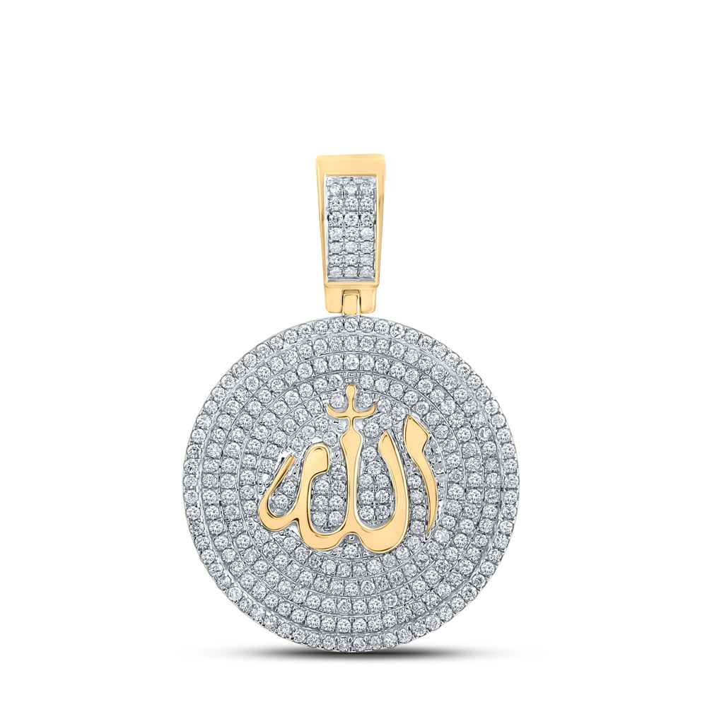 2 3/4CT-DIA CN MICRO-PAVE MENS CHARM