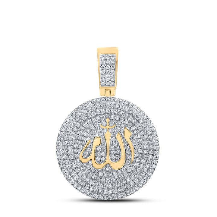 2 3/4CT-DIA CN MICRO-PAVE MENS CHARM