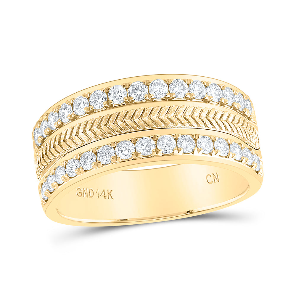 1 CT-DIA CN ACCUSET MENS BAND