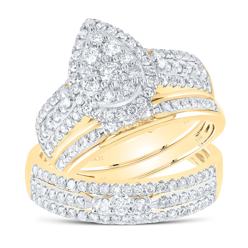 1 5/8 CTW-DIA ANA M TRIO SET