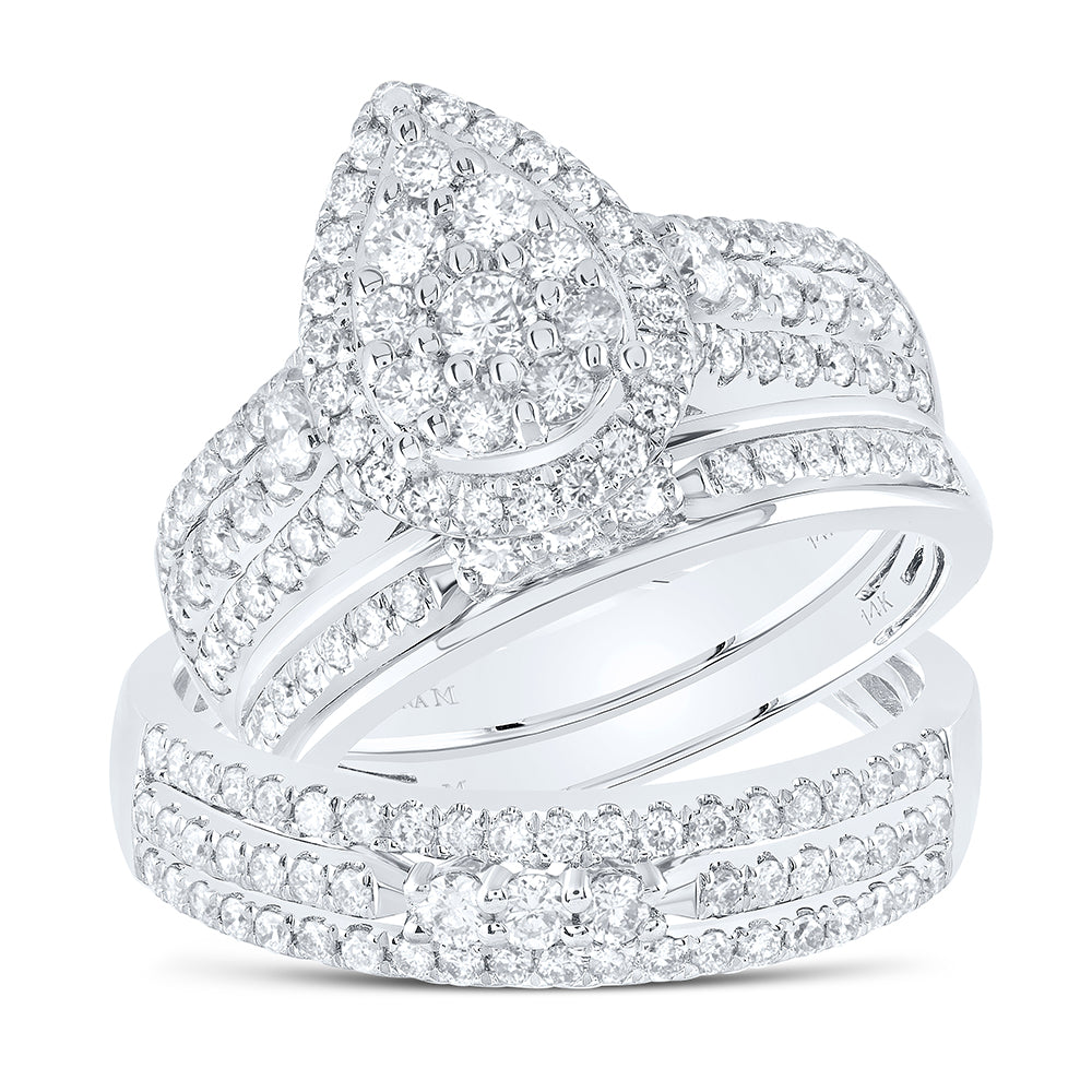 1 5/8CTW-DIA ANA M TRIO SET