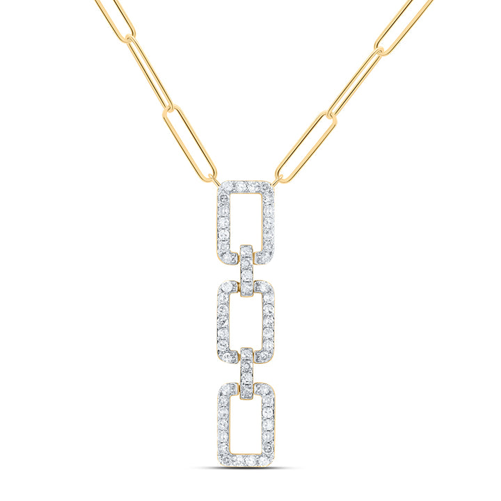 1/4CTW-DIA NK FASHION NECKLACE (18-INCH)