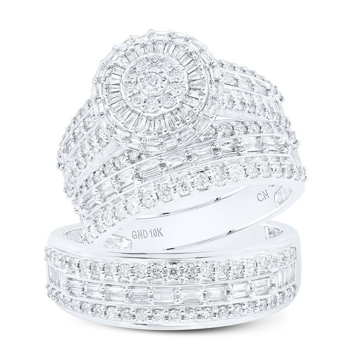 1 3/4CTW-DIA CN FASHION TRIO SET