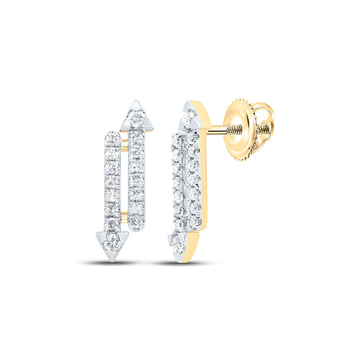 1/4CTW-DIA CN FASHION EARRING