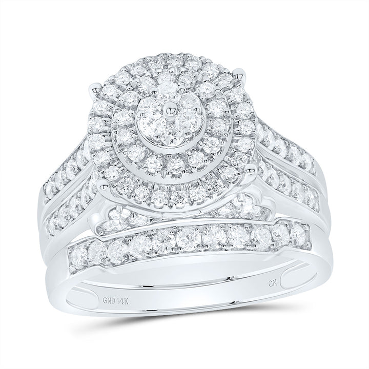 1 3/8CTW-DIA CN  ROUND TRIO SET