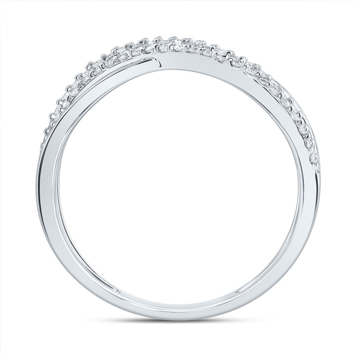 1/5CTW-DIA CN CRISS-CROSS FASHION RING