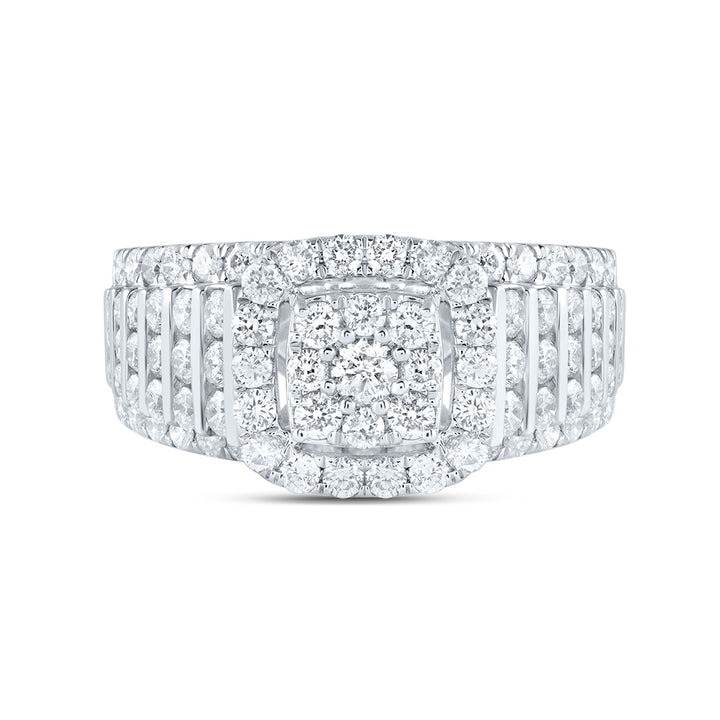 1 5/8CTW-DIA CN CUSHION FASHION BRIDAL RING
