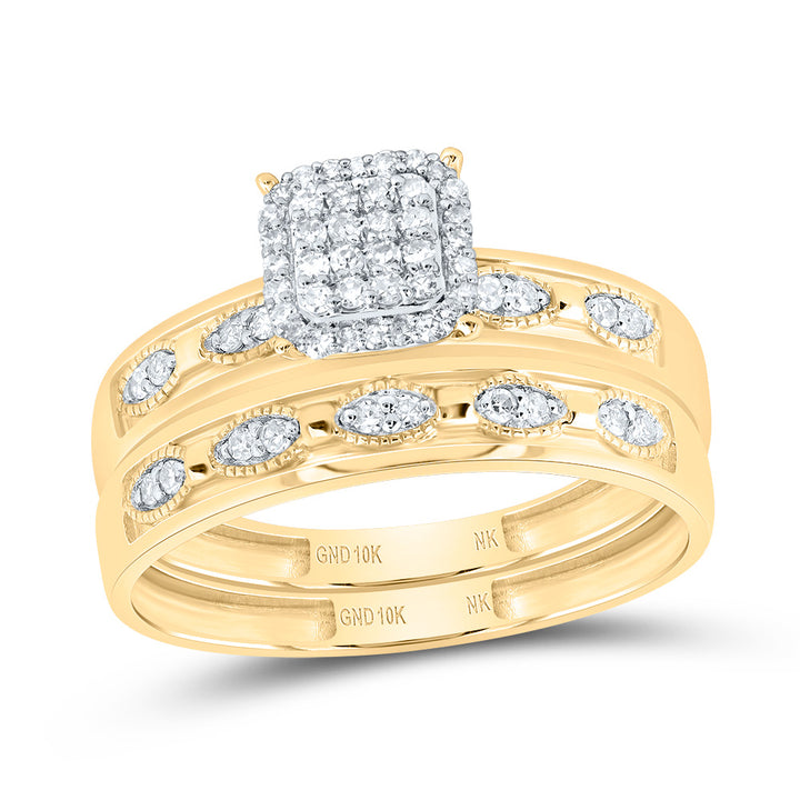 1/3CTW-DIA NK ASCHER TRIO SET