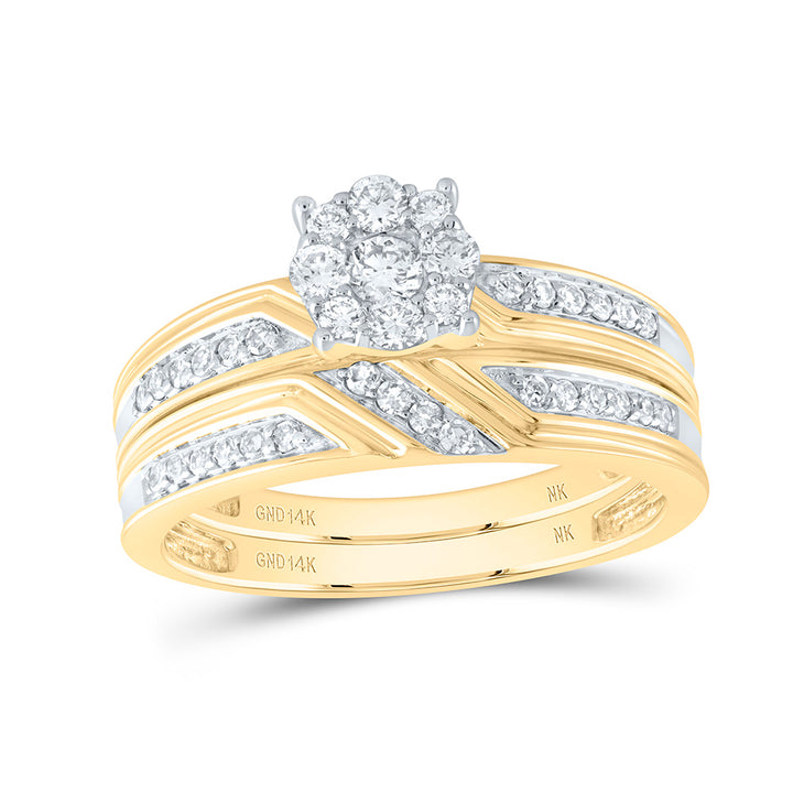 1/2CTW-DIA NK TRIO SET